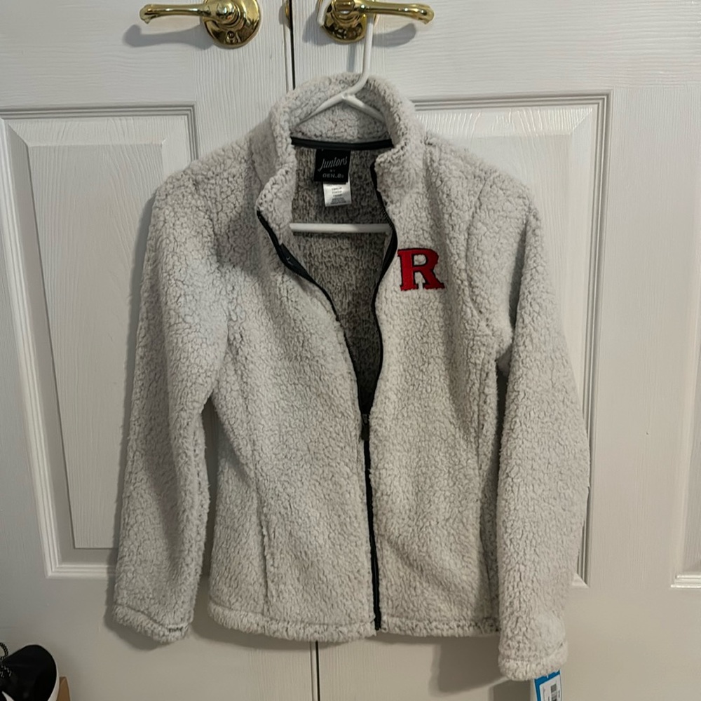 Rutgers soft fleece zip up NEW